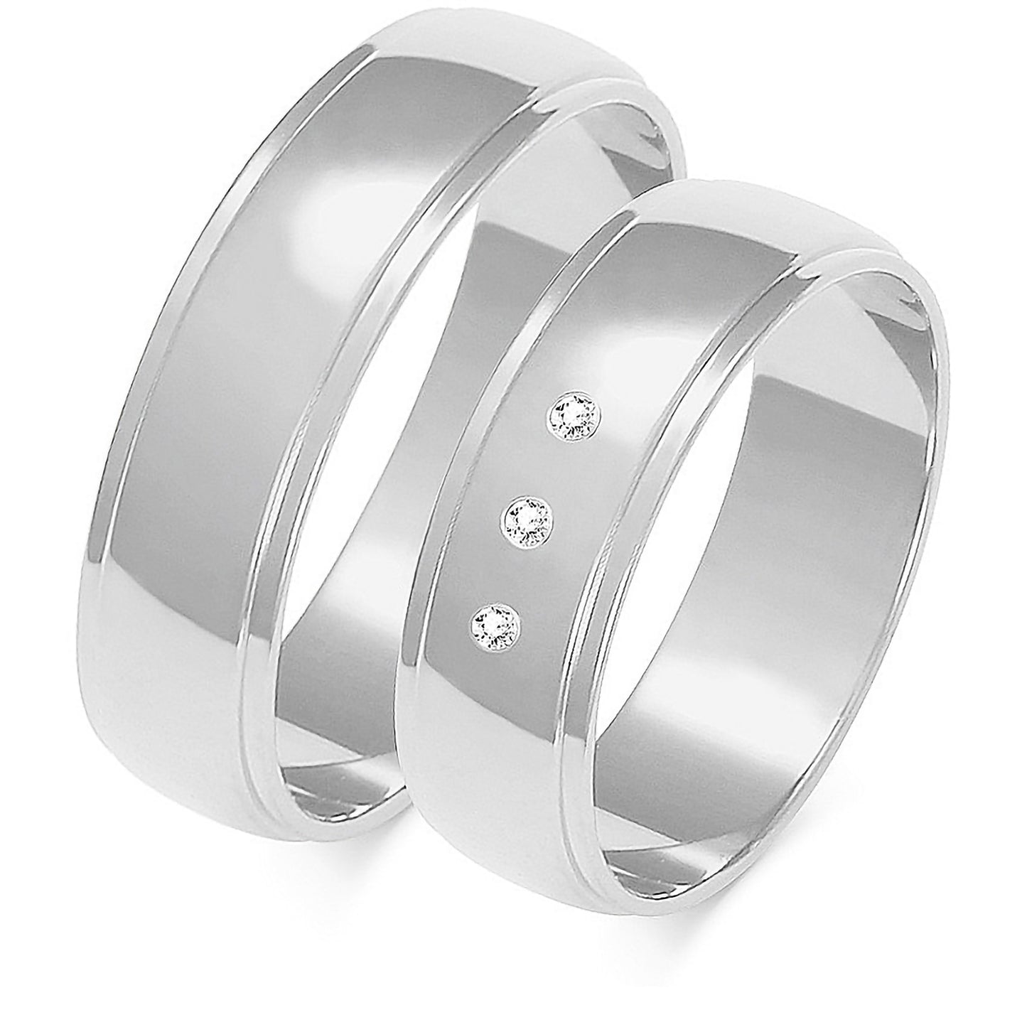 Maris 6.00 mm + 6.00 mm - 0,027 ct. Diamanten