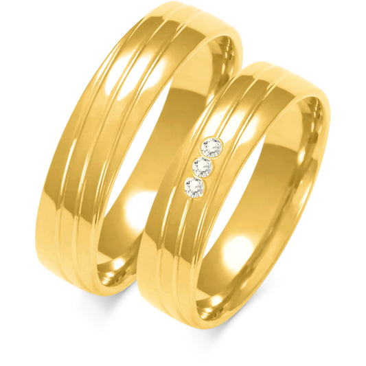 Fiora 5.00 mm + 5.00 mm - 0,042 ct. Diamanten
