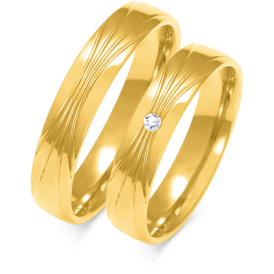 Novara 4.50 mm + 4.50 mm - 0,022 ct. Diamanten