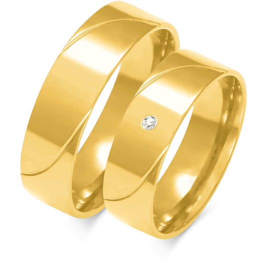 Liora 6.00 mm + 6.00 mm - 0,014 ct. Diamanten