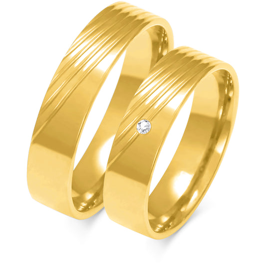 Ardentia 5.00 mm + 5.00 mm - 0,014 ct. Diamanten