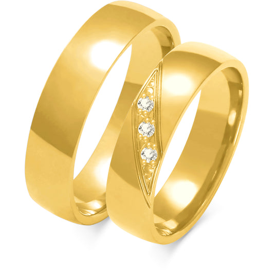 Evania 5.00 mm + 5.00 mm - 0,042 ct. Diamanten
