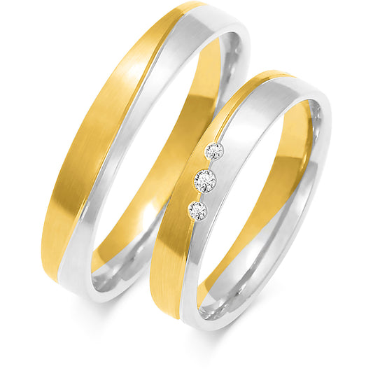 Elaria 4.00 mm + 4.00 mm - 0,04 ct. Diamanten