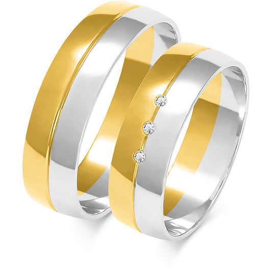 Seraphina 6.00 mm + 6.00 mm - 0,027 ct. Diamanten