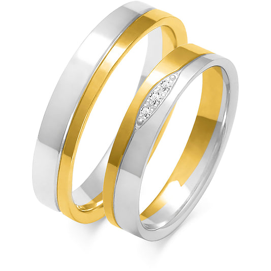 Thalassa 4.00 mm + 4.00 mm - 0,032 ct. Diamanten
