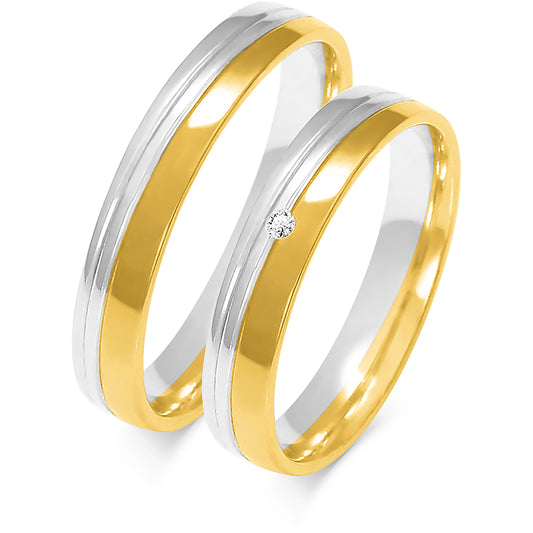 Celestara 4.00 mm + 4.00 mm - 0,014 ct. Diamanten
