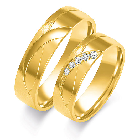 Zephyria 5.50 mm + 5.50 mm - 0,055 ct. Diamanten