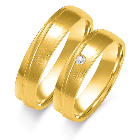 Anavelle 5.00 mm + 5.00 mm - 0,033 ct. Diamanten