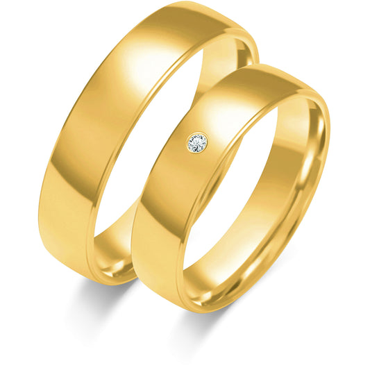 Amalina 5.00 mm + 5.00 mm - 0,009 ct. Diamanten