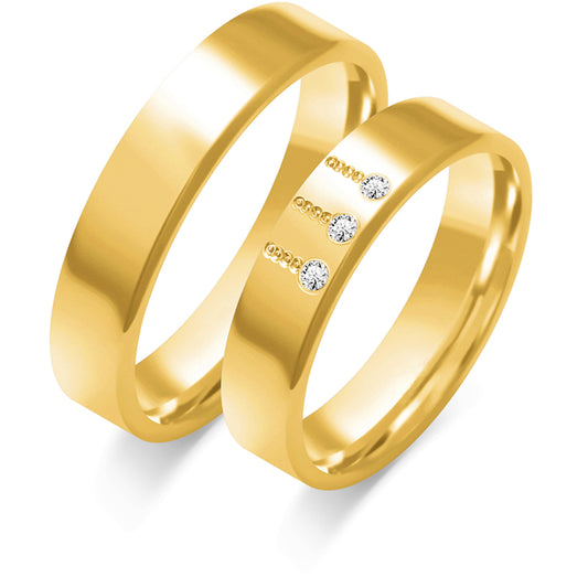 Bellara 5.00 mm + 5.00 mm - 0,042 ct. Diamanten