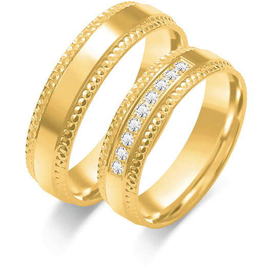 Delara 5.50 mm + 5.50 mm - 0,126 ct. Diamanten