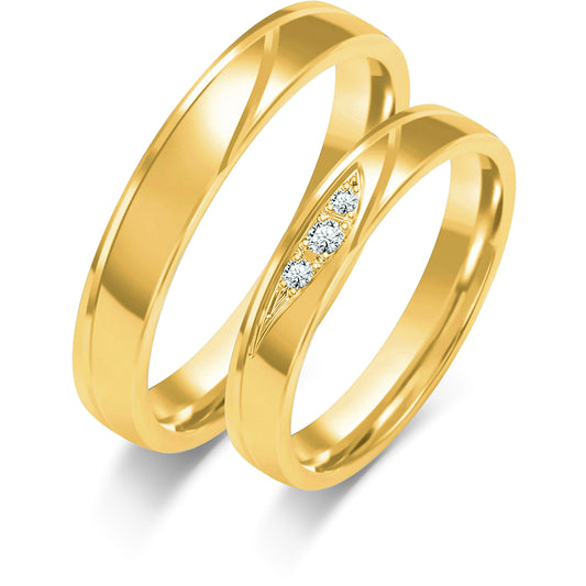 Gisella 3.50 mm + 3.50 mm - 0,045 ct. Diamanten