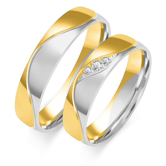 Leontara 5.00 mm + 5.00 mm - 0,04 ct. Diamanten