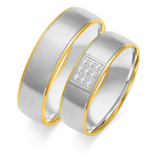Naiara 6.00 mm + 6.00 mm - 0,081 ct. Diamanten