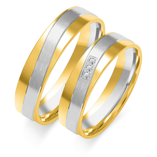 Olivara 5.00 mm + 5.00 mm - 0,027 ct. Diamanten