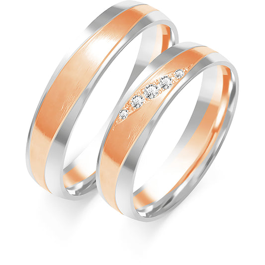 Quintessa 5.00 mm + 5.00 mm - 0,068 ct. Diamanten