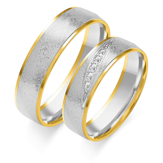 Vivara 5.50 mm + 5.50 mm - 0,06 ct. Diamanten