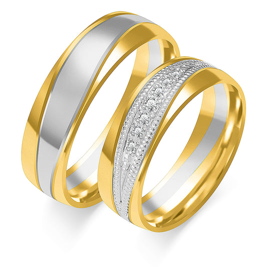 Xylia 6.00 mm + 6.00 mm - 0,086 ct. Diamanten