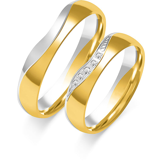 Yelena 4.50 mm + 4.50 mm - 0,05 ct. Diamanten