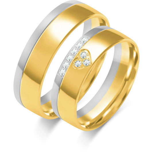 Diora 6.00 mm + 6.00 mm - 0,081 ct. Diamanten