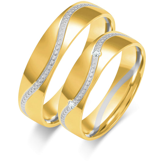 Ginevra 5.00 mm + 5.00 mm - 0,084 ct. Diamanten