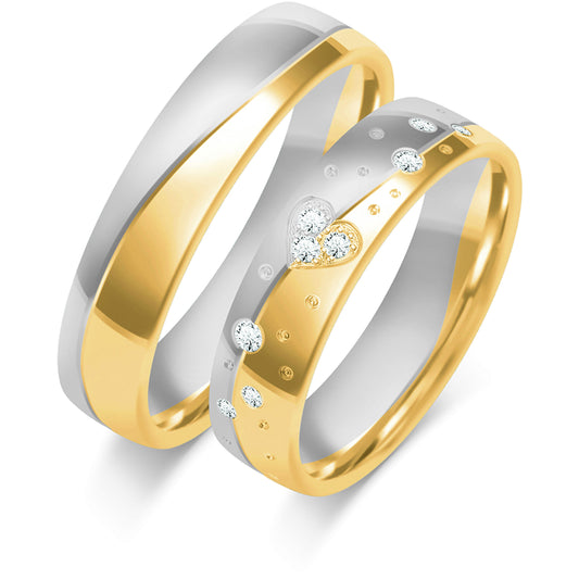 Hespera 5.00 mm + 5.00 mm - 0,091 ct. Diamanten