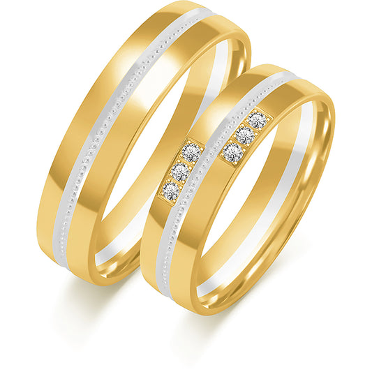 Illyria 5.00 mm + 5.00 mm - 0,054 ct. Diamanten