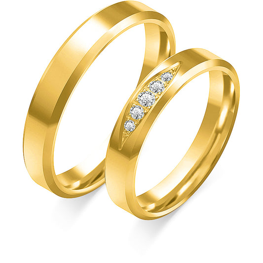Ysolde 4.00 mm + 4.00 mm - 0,068 ct. Diamanten