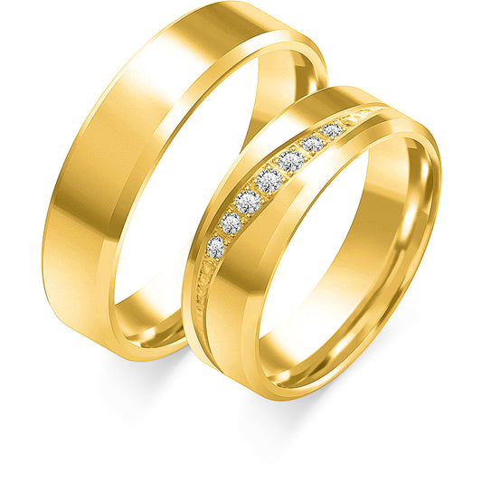 Ysolde 5.50 mm + 5.50 mm - 0,078 ct. Diamanten