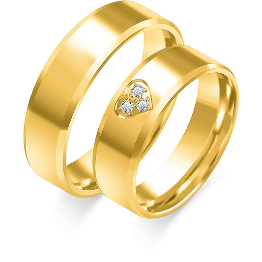 Ysolde 6.00 mm + 6.00 mm - 0,042 ct. Diamanten