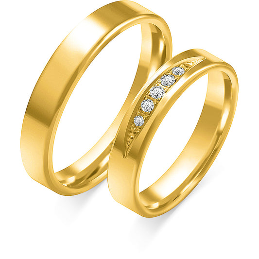 Zephira 4.00 mm + 4.00 mm - 0,06 ct. Diamanten
