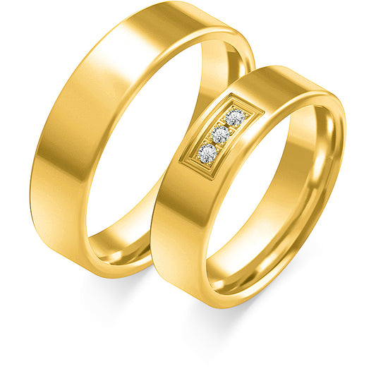 Zephira 5.50 mm + 5.50 mm - 0,042 ct. Diamanten