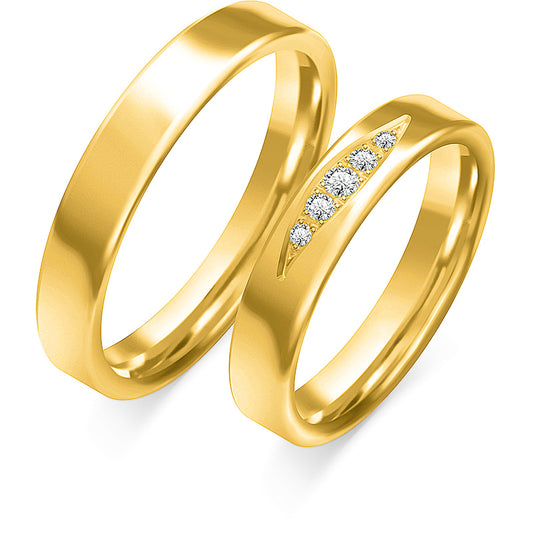 Zephira 4.00 mm + 4.00 mm - 0,068 ct. Diamanten