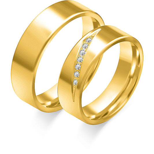 Zephira 6.00 mm + 6.00 mm - 0,063 ct. Diamanten