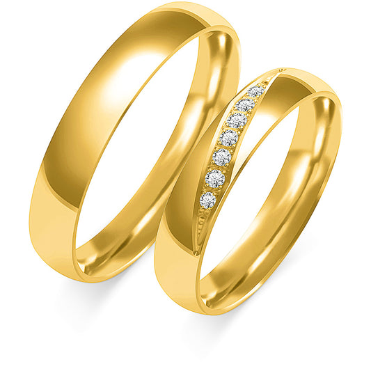 Bianca 4.00 mm + 4.00 mm - 0,063 ct. Diamanten