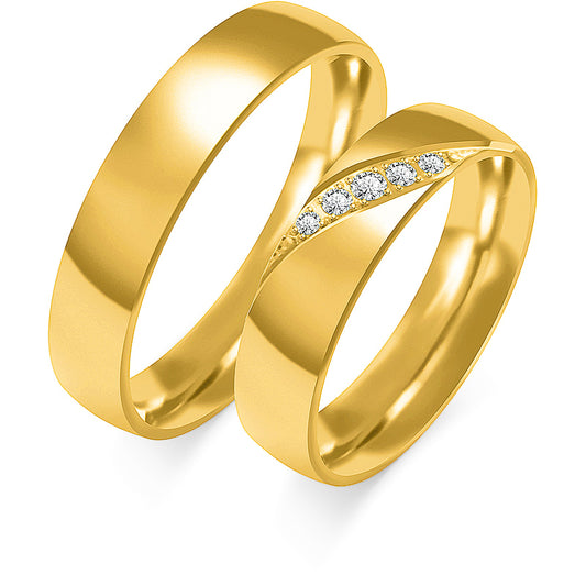 Bianca 4.50 mm + 4.50 mm - 0,068 ct. Diamanten
