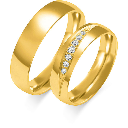 Bianca 5.00 mm + 5.00 mm - 0,086 ct. Diamanten
