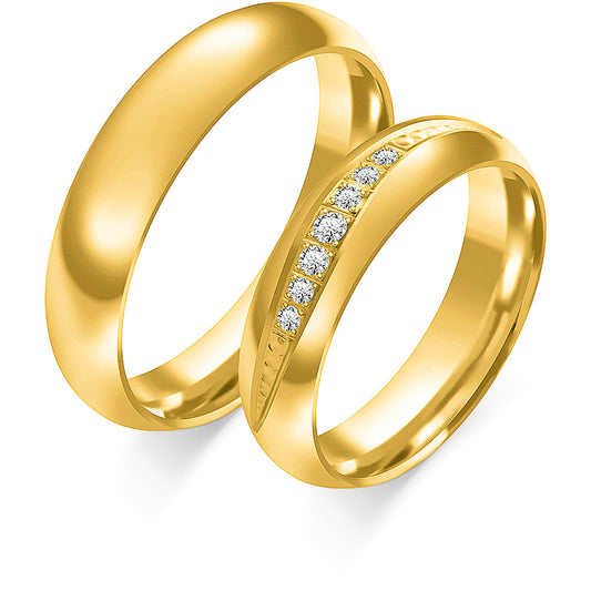 Clarisse 5.00 mm + 5.00 mm - 0,086 ct. Diamanten