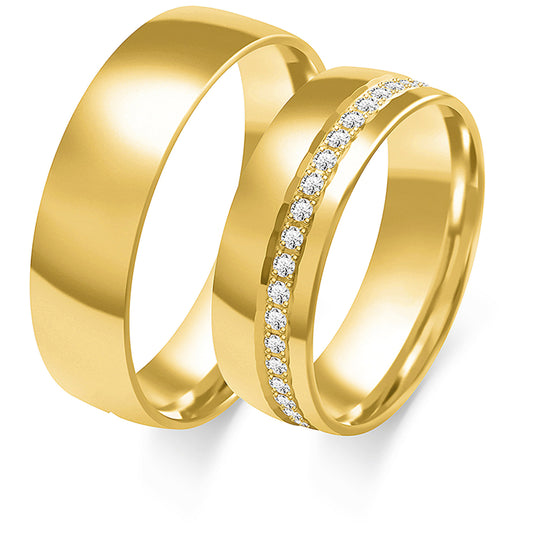 Damaris 6.00 mm + 6.00 mm - 0,369 ct. Diamanten