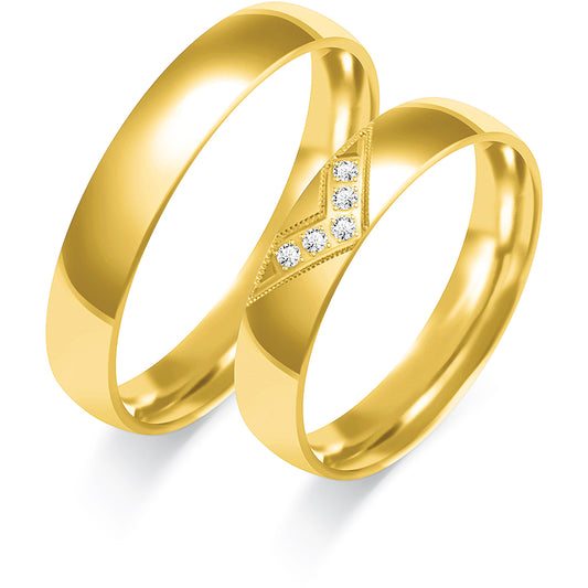 Harmelle 4.00 mm + 4.00 mm - 0,045 ct. Diamanten