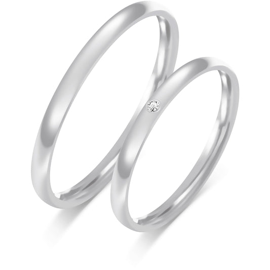 Florencia 2.00 mm + 2.00 mm - 0,009 ct. Diamanten