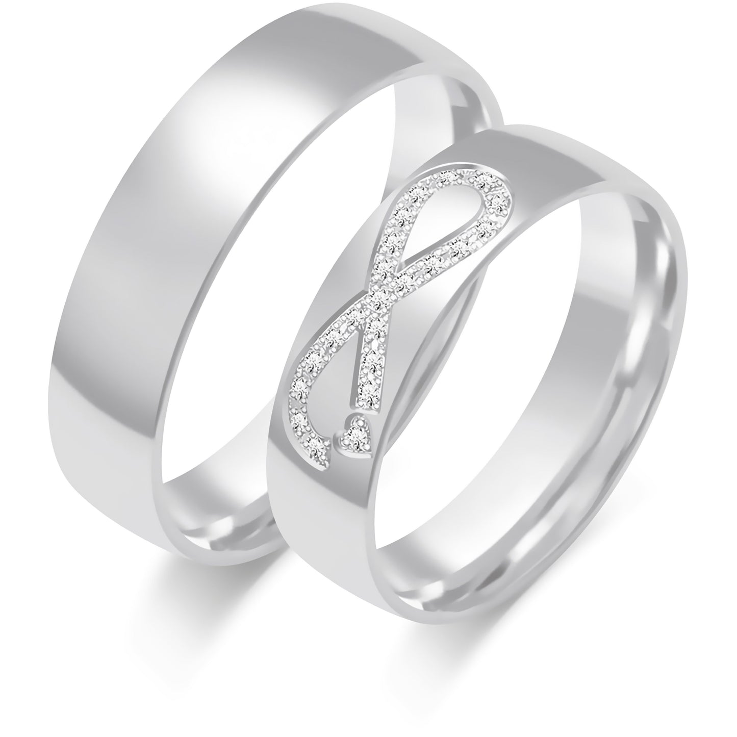 Loreina 5.50 mm + 5.50 mm - 0,215 ct. Diamanten
