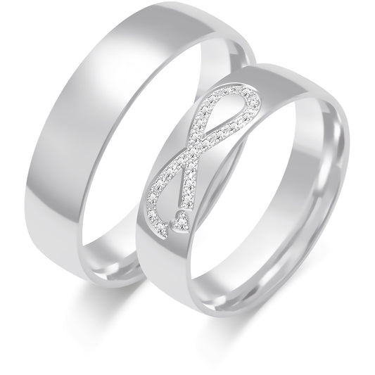 Loreina 5.50 mm + 5.50 mm - 0,215 ct. Diamanten