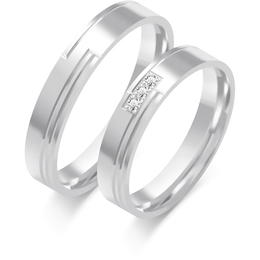Maristella 4.00 mm + 4.00 mm - 0,027 ct. Diamanten