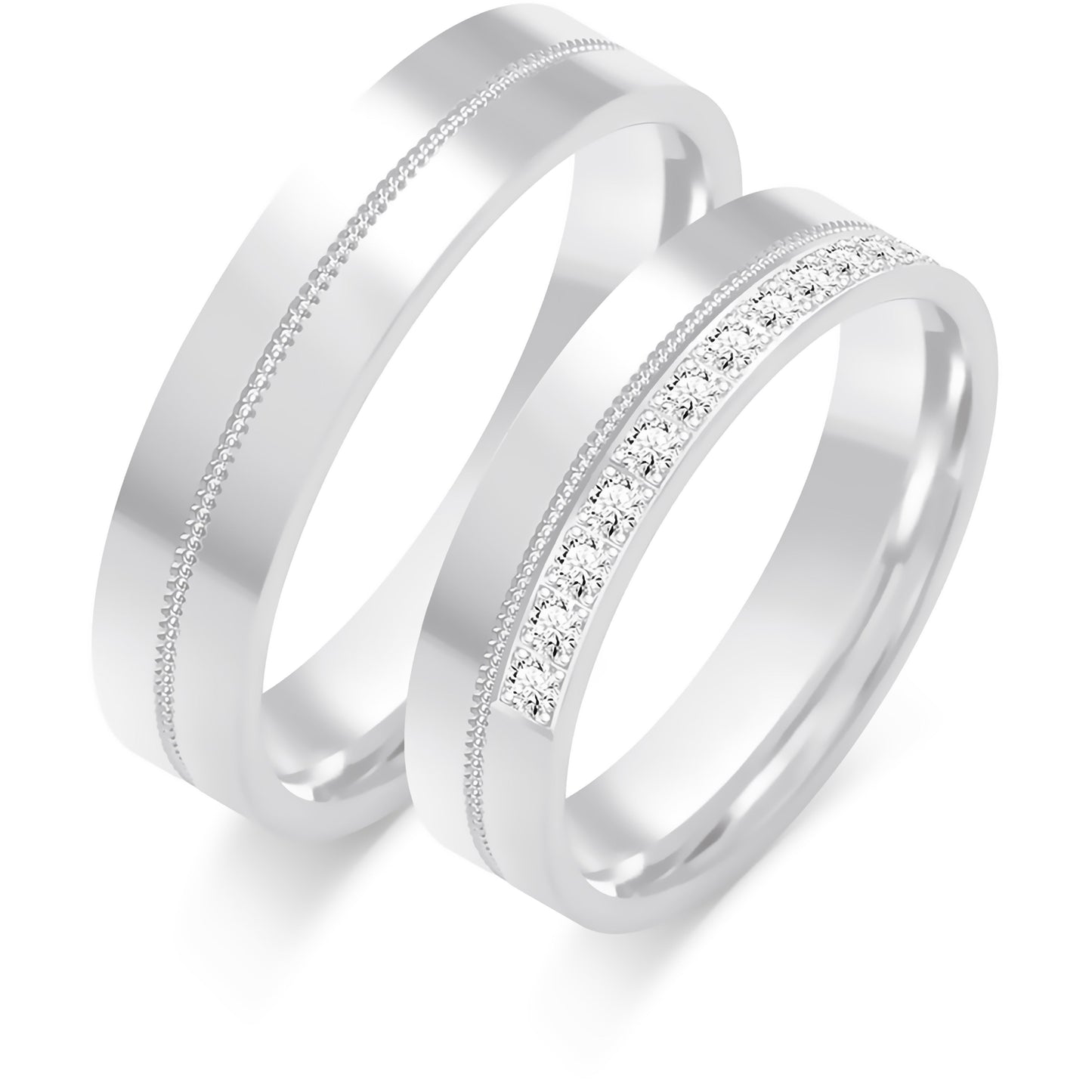 Tatienne 5.00 mm + 5.00 mm - 0,28 ct. Diamanten