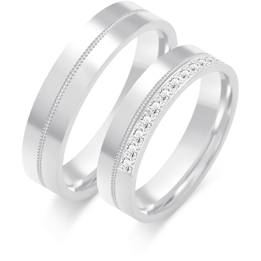 Tatienne 5.00 mm + 5.00 mm - 0,28 ct. Diamanten