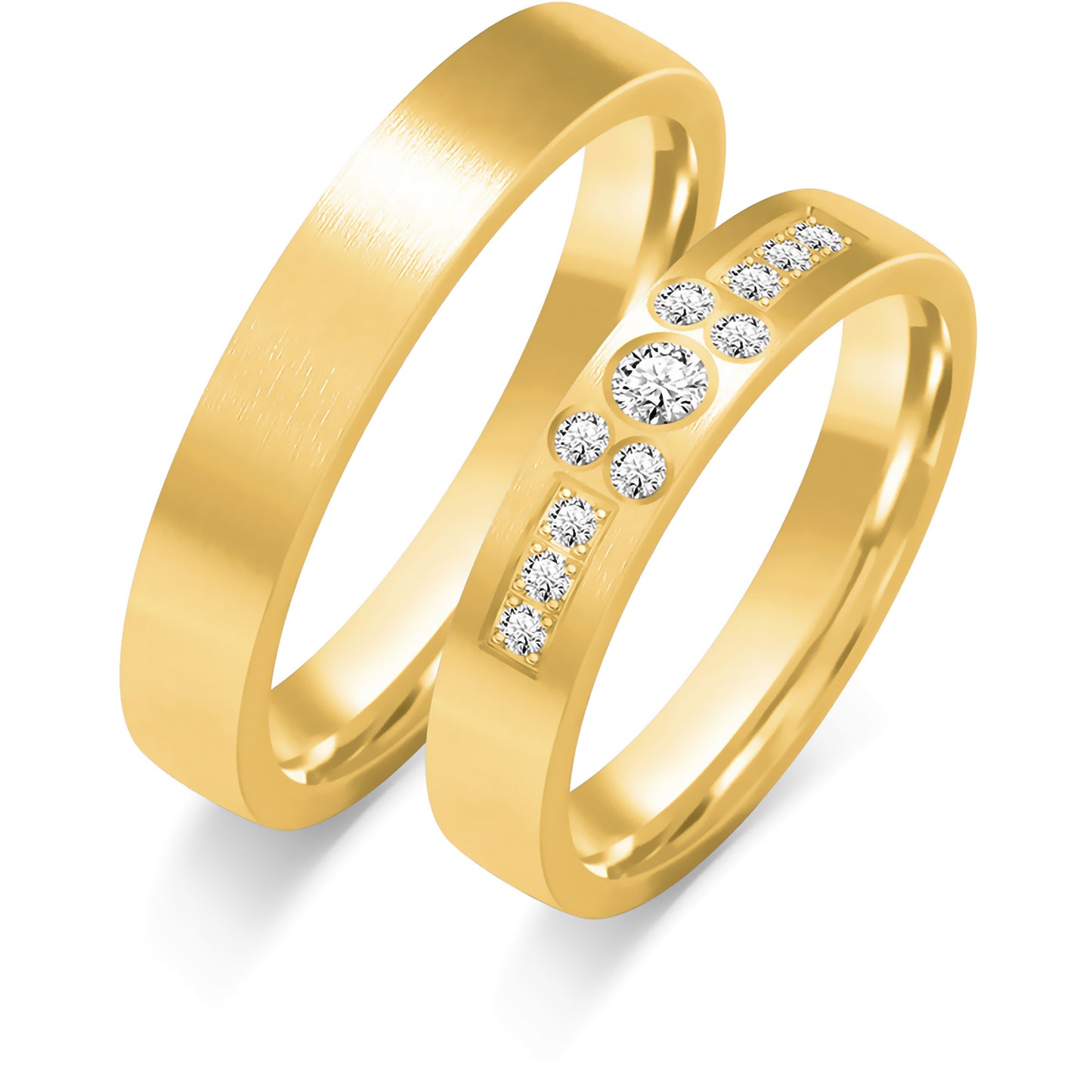 Wendora 4.00 mm + 4.00 mm - 0,175 ct. Diamanten