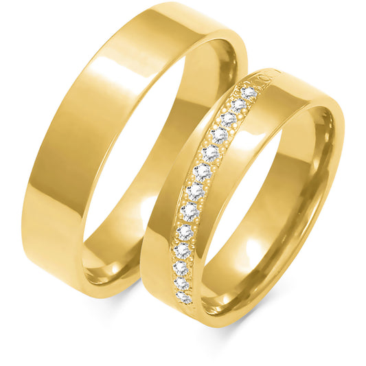 Chantelle 5.00 mm + 5.00 mm - 0,21 ct. Diamanten