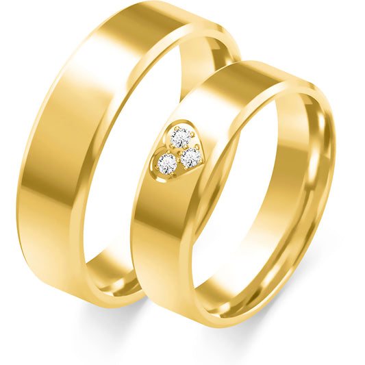 Karalina 6.00 mm + 6.00 mm - 0,042 ct. Diamanten
