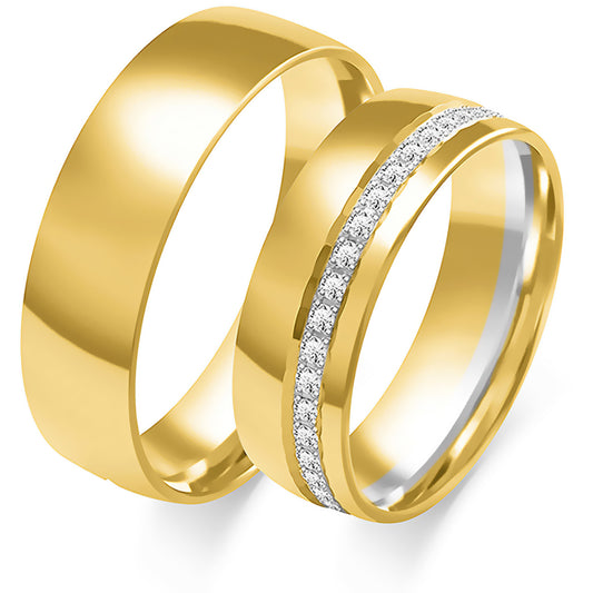 Arcelia 6.00 mm + 6.00 mm - 0,369 ct. Diamanten